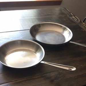All Clad 10” and 12” pan set
